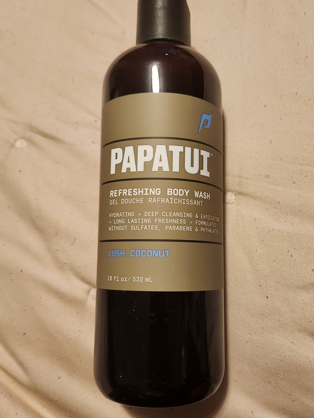 Papatui  Body Wash Gel - Coconut Lush - 18 fl oz Vegan Hydrating Sulfate-Free